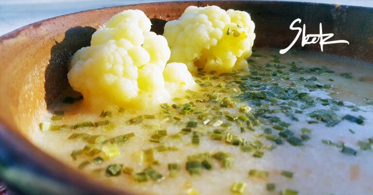 Cvetačna kremna juha s korenčkom