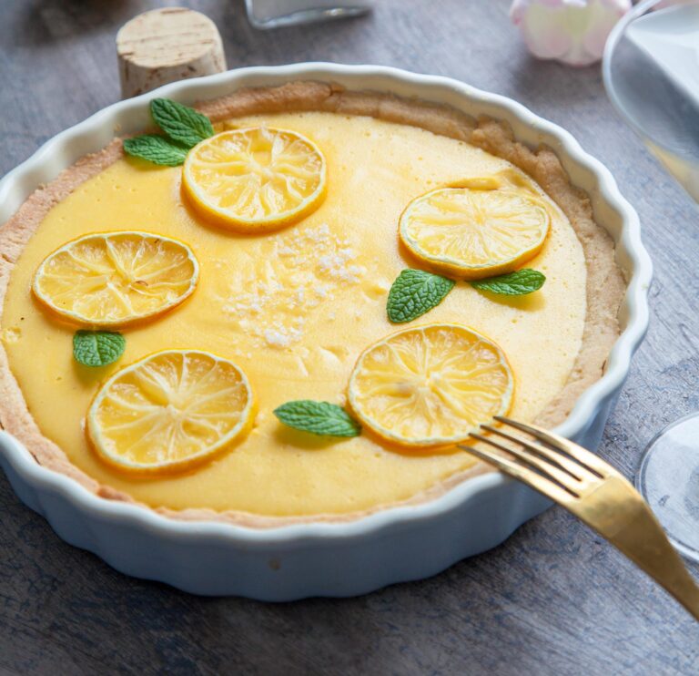 Limonina pita s solnim cvetom