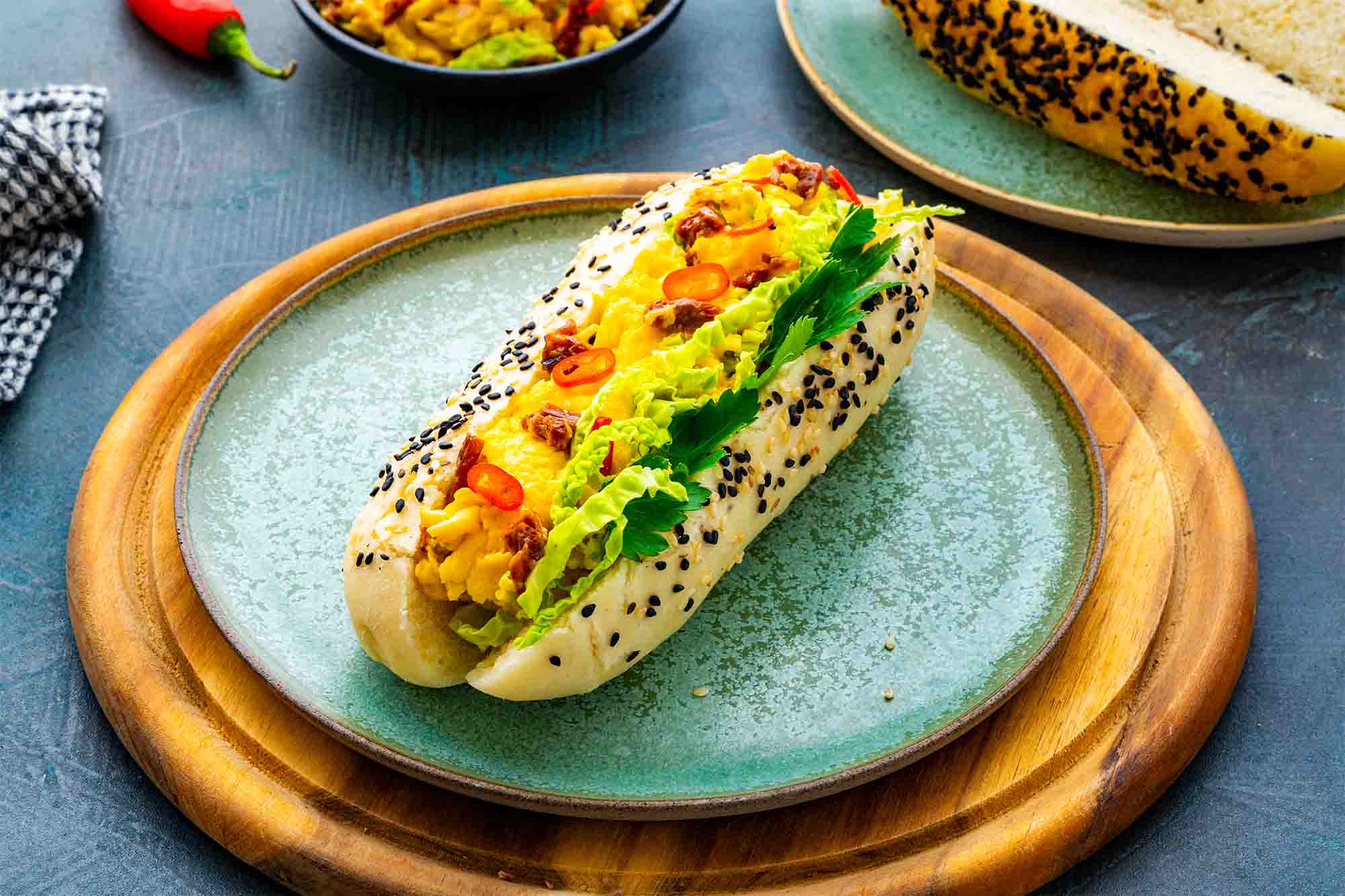 Bao hot dog štručke